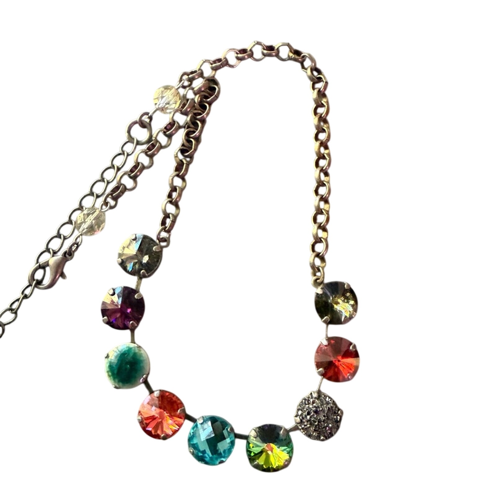 KBee Silver Tone Tennis Style Bracelet